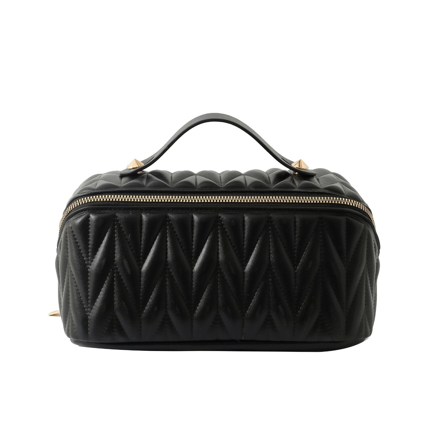 Quilted Travel Makeup Bag