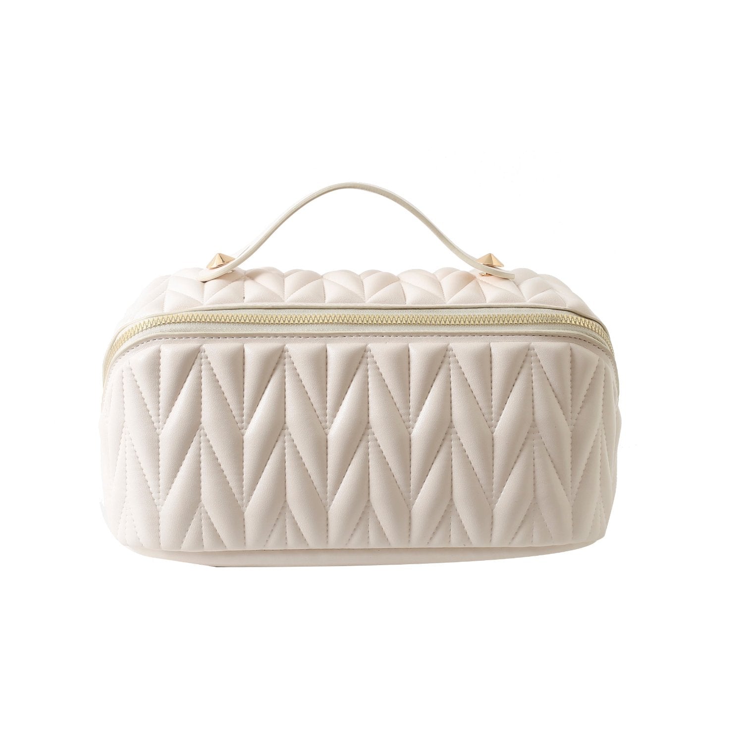 Quilted Travel Makeup Bag